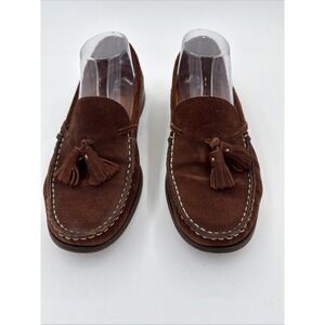 Men's Massimo Dutti Brown Suede Hassle Loafer Size 40 US 7-7.5